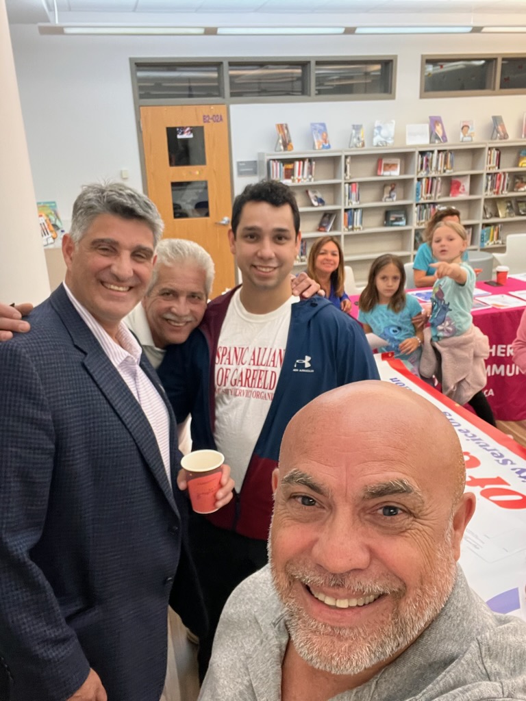 Middle School Resource Fair with the Mayor and Principal of GMS